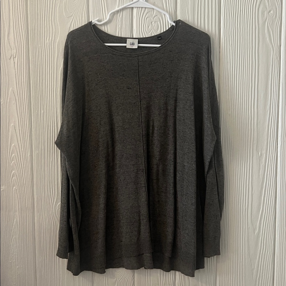 Club Monaco Charcoal Long Sleeve Top